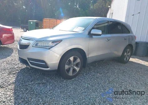 2014 Acura Mdx from USA, damaged, VIN 5FRYD3H29EB013612